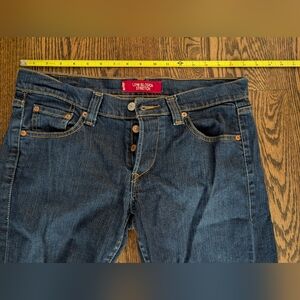 Vintage 513 Low Slouch Blue Jeans